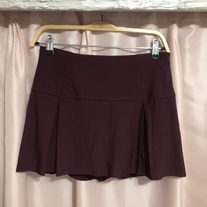 Lululemon Maroon Tennis Skirt